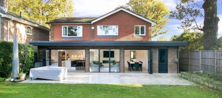 Rear extension and new kitchen in Hook, Hampshire